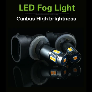 2vnt Automobilio LED Rūko žibintų 881 H27W Auto Lemputės, Lempos Hyundai Santa Fe 