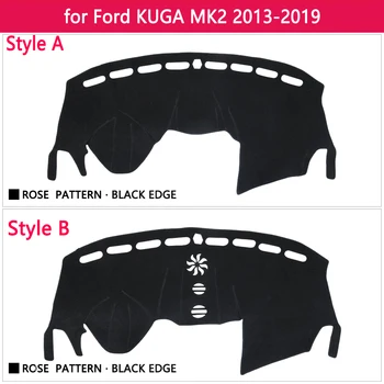 Prietaisų skydelio Dangtelis Apsauginis Padas Ford KUGA 2013~ 2019 Mk2 Pabėgti Automobilių Reikmenys galiniu langu skėtį nuo saulės Kilimų 2016 2017 2018