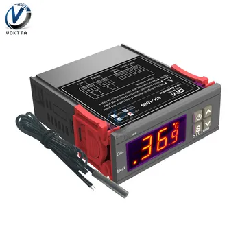 STC-1000 12V-72V 12V 24V 220V LED Skaitmeninis Temperatūros Reguliatorius Termostatas Thermoregulator Inkubatorius 10A Su Šildytuvo ir Aušintuvo