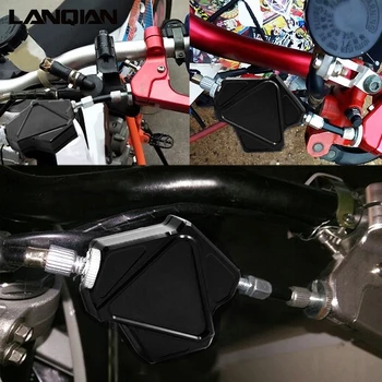 Motociklo Priedai CNC Aliuminio Stunt Sankabos Svirtį Lengvai Traukti Kabelių Sistema Yamaha Kawasaki honda Dirt Bike Dalys