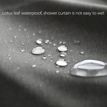 LIANG QI Elegantiška dušo užuolaidos Vonios kambarys, vonia pasiskirstymo Kokybės patalynė-kaip audinys Namų Vandeniui mildewproof storos užuolaidos