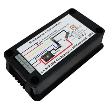 PZEM-015 200v 200A Battery Monitor DC Digital Voltmeter Baterijos Vidinė Varža Matuoklio Elektros Energetikos Varža Talpa Testeris