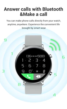 Torntisc GW33 Smart Watch Vyrų Full HD Jutiklinis Ekranas 