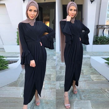 Chalatas De Soiree Femme 2021 Abaja Dubajus Turkijos Musulmonų Mados Suknelė Abayas Islamas Drabužių Ilgos Suknelės Moterims Musulman De Režimas