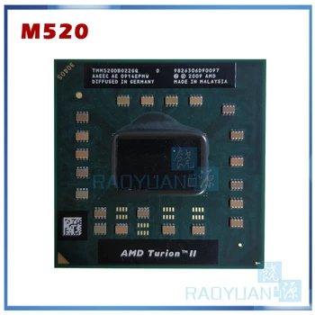 AMD Turion II Ultra Mobile M520 Procesorius 2.3 GHz, 1MB L2 Cache Socket S1 (S1g3) PGA638 M520 TMM520DBO22GQ Laptop CPU