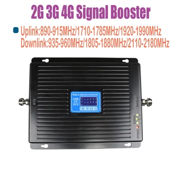 Europa 2G 3G 4G Mobilųjį Telefoną Signalo Stiprintuvas GSM 900, GSM 1800 2100 Judriojo Korinio ryšio Signalo Kartotuvų LTE UMTS Duomenų Stiprintuvas Antena
