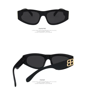 2021 Naujos Prekės Dizaino Akiniai nuo saulės Moterims T Mados Black Cat Eye Akiniai nuo saulės Moterų Gradientas Saulės Akiniai oculos