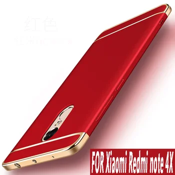 Xiaomi Redmi Pastaba 4x Atveju 5.5 colių Originalus Prabangūs paauksuoti atsparus smūgiams Plastiko Telefono Dėklai Xiaomi Redmi Pastaba 4x dangtis