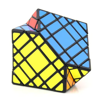 MF8 Elite 4 Sluoksnis Iškreiptas Magic Cube Skewbed Profesinės Greičio Įspūdį Twisty Smegenų Kibinimas Švietimo Žaislai Vaikams