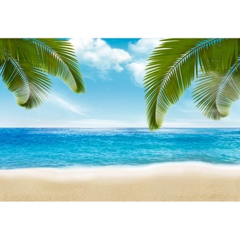 Yeele Holiday Beach Marina Palmių Saulėtas, Photocall Fotografijos Backdrops Asmeninį Fotografijos Fone Fotostudija