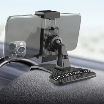Fimilef Universalus 360° Pasukti GPS HUD Automobilio prietaisų Skydelyje Mobiliojo Telefono Laikiklis iPhone 8 11 