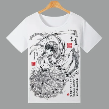 Anime Touhou Project T-marškinėliai moterims, vyrams, Cosplay Marškinėliai trumpomis Rankovėmis