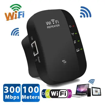 Belaidžio WiFi Kartotuvas 2019 Naujas Wifi Extender 300Mbps Wi-Fi Stiprintuvas 802.11 N/B/G Stiprintuvas Repetidor Wi fi Reapeter Prieigos Taškas