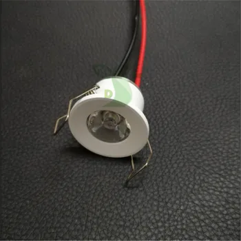 LED Mini Downlight Pagal Kabineto Vietoje Šviesos 1W Lubų Nišoje Lempos AC85-265V Pritemdomi Žemyn šviesos nemokamas pristatymas