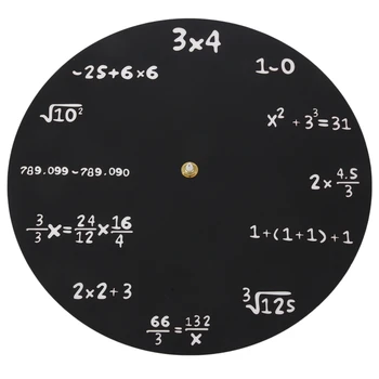 Sieninis Laikrodis Didelis Akrilo Matematinė Formulė, Laikrodžiai Kambarį 