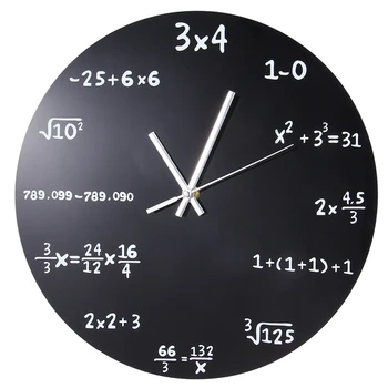 Sieninis Laikrodis Didelis Akrilo Matematinė Formulė, Laikrodžiai Kambarį 