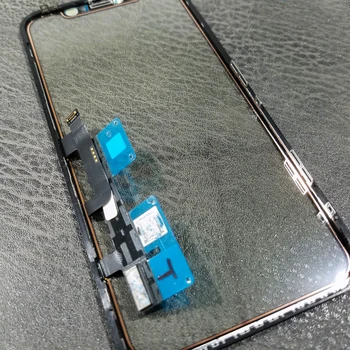 Jutiklinio Ekrano skaitmeninis keitiklis Su lietimui Rėmo Flex Cable For IPhone XR 11 LCD Ekrano Išorės Išorinis Stiklo Pakeitimo