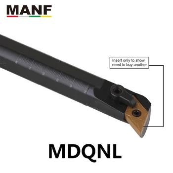 MANF 25mm S20R-MDQNL11 Tekinimas Plieno Juosta CNC Tekinimo staklių Pjovimo Pavėsinė Tvirtinimo Užrakinta Vidaus Nuobodu Pjovimo Įrankiai korloy DNMG
