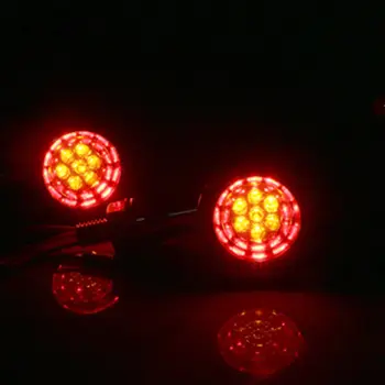 Pora Motociklo 10mm Kulka LED Stabdžio Indikatorių Posūkio Signalo Lemputė, Lempa Honda Yamaha Kawasaki, Suzuki Ducati