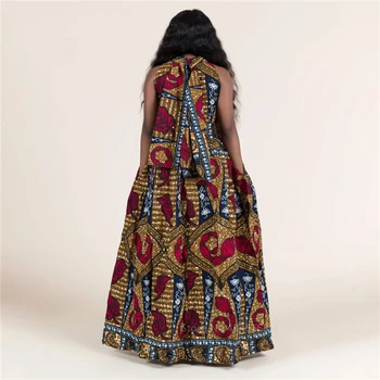 Mados 2020 Rankovių Afrikos Suknelės Moterims Seksualus Dashiki Spausdinti Ilgas Chalatas, Apynasrio Ponios Ankara Africaine Plius Dydis Drabužiai