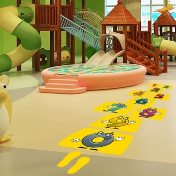Tofok skaitmeninis šokinėja tinklelis žaidimas lipdukai ikimokyklinio ugdymo įstaigų vaikų kambarys studijų dekoravimas sienų lipdukai