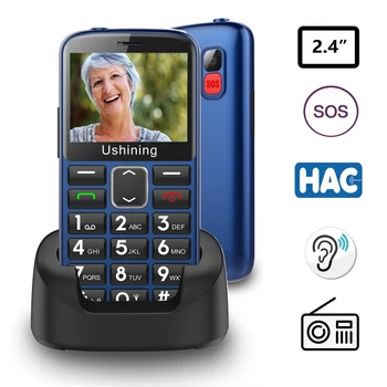 3G Didelis Mygtukas 1000MAH Mobilusis Telefonas, Vyresnio amžiaus žmonėms,Garso Loundly Atrakinta Vyresnysis Mobilusis Telefonas Su SOS Avarinis anglų klaviatūra