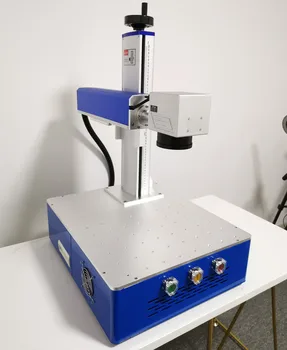 30W integruota pluošto lazerinio ženklinimo mašinos, metalo ženklinimo mašinos, nerūdijančio plieno laser cutting machine