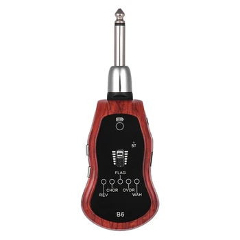 NAUJAS-B6 Gitara Headphone Amp Mini Plug Gitaros Stiprintuvas 