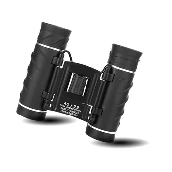 40x Kompaktiškas kryptinis Žiūronai Ilgo Nuotolio Lankstymo 1000m HD Galingas Mini Teleskopo Optika Medžioklės Sporto Juodos Vaikai Teleskopas