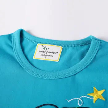 Šokinėja metrų Berniukų Marškinėliai Kūdikiams, vaikams, Drabužiai Berniukams ilgomis Rankovėmis marškinėliai Automobilių Camiseta Roupas Infantis didmeninė 7238