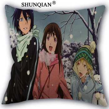 Naujas Atvykimo Noragami Anime Užsakymą medvilnės pagalvių Užvalkalai užtrauktukas Užsakymą Pagalvės užvalkalą Daugiau Dydžio Pasirinktinis vaizdo dovana