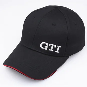 Mados išskirtinį siuvinėjimo GTI beisbolo kepurės, kietas plauti medvilnės tėtis skrybėlės sunkvežimio vairuotojas hat unisex skydelis aukštos kokybės reguliuoti kaulų