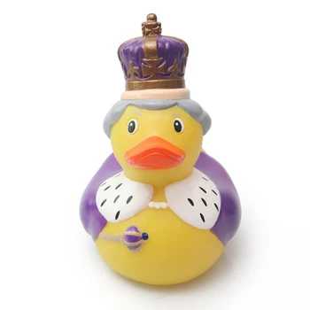 Asmenybės klaidingą pvc žiupsnelis skambinkite antis pirmininkas karalienė pilotas antis vonios žaislas išspausti žaislas dovana vaikams