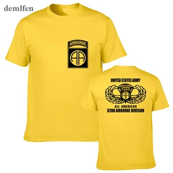 Naujas 82nd Ore Specialiųjų Pajėgų Kariuomenės Karinių Veteranas T-shirt Vyrai Medvilnės trumpomis Rankovėmis Marškinėliai Topai Tees