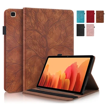 3D Medžio Iškilumo Tablet Case For Samsung Galaxy Tab A7 