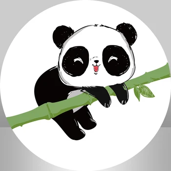 Rato Turas Fone Vaikams Gimtadienio Tortas lentelė Reklama Photocall Bambuko Mielas Gyvūnų Panda Fone fotostudija