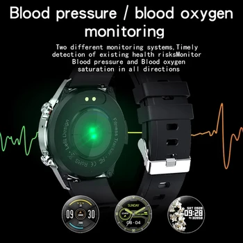 LIGE Naujas Vyrų Smart watch Širdies ritmas, Kraujo spaudimas Sporto Treniruoklių žiūrėti IP68 vandeniui Luxury smart žiūrėti Vyras Už 