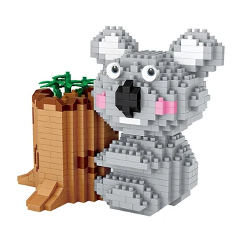 LOZ Diamond mini Blokai Koala Rašiklio Laikiklis Mielas Gyvūnų Micro Statybos Mūriniai Blokai Kūrybos Išskleidimo Žaislas Vaikams Dovanų 9212