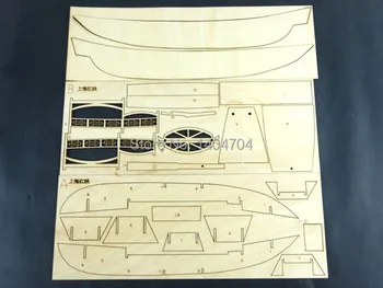 NIDALE modelio Lazeris-pjautine mediena dėlionės rinkinį klasikinis Hangzhou west lake Ekskursijos laivu Tikslus surinkimas mediniai pavyzdį