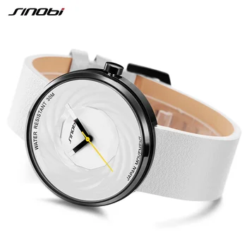 SINOBI Vyrų Moterų Japonija Judėjimo Laikrodžiai Smart Spiralės Laikrodis Odos Kvarco Unikalus Unisex Kūrybos Sporto Laikrodžiai reloj