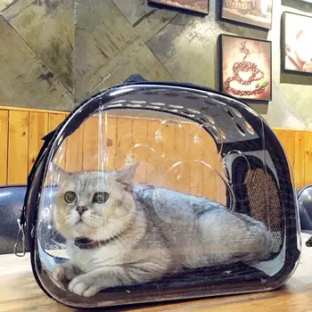 Skaidrus Katė maiše nešiojamų naminių Vežėjas katė vežėjas, sulankstomas už šunų Kuprinė katė lagaminas kosmoso kelionių peties