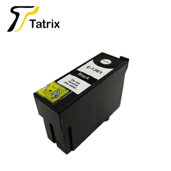 Tatrix Epson 15 Black T1361 Suderinama Rašalo Kasetė Epson Workforce K101 K201 K301 rašalinis spausdintuvas