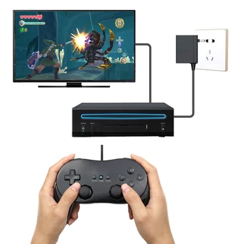 Gamepads Naujas Klasikinis Laidinio Žaidimų Valdiklis Žaidimų Nuotolinio Pro Gamepad Šoko Joypad Kreiptuką Nintendo Wii