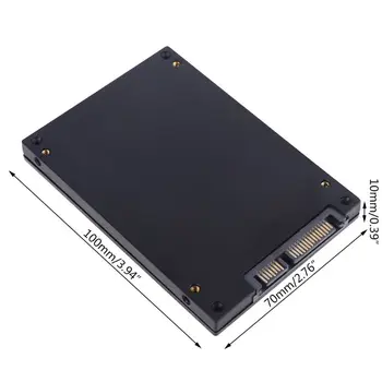 2Port Dual SD SDHC MMC RAID SATA Adapteris Keitiklis su Aptvarą SD Kortelę