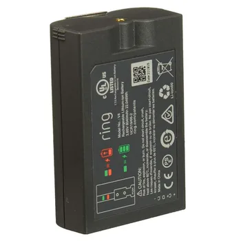 Žiedas Įkrovimo Baterija (akumuliatorius PackWorks su Žiedu Vaizdo Doorbell 2, Durų Peržiūrėti Cam, Klijuoti Iki Kamera, Baterija ir Prožektorius Kamera Baterija