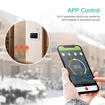 WiFi Termostatas Programuojamas Vandens Dujų Katilas Šildymo Termostatas Smart Termostato Wifi Balso APP Kontrolės Echo 