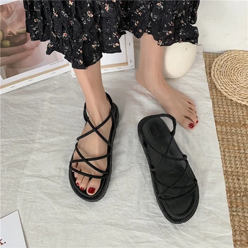 Moterų batai vasaros patogūs ir madingi sandalai putos padas neslidus Dėvėti, atsparus storio vienintelis shoehy
