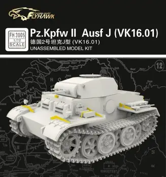 Flyhawk FH3005 1/72 Pz.Kpfw II Ausf J (VK16.01) aukščiausios kokybės
