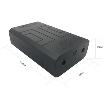 12V2A AC DC Mini Adapteris Nepertraukiamo Maitinimo šaltinis UPS neatidėliotinai Galia Atsarginę su VAIZDO Kamera su Baterija integruotas