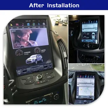 PX6 Tesla Stiliaus Ekranas Android 9.0 Automobilio Multimedijos Grotuvo Ford KUGA 2013-2019 automobilių GPS Navigacija, Garso Radijo stereo galvos vienetas